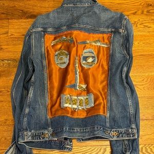 Textile Art Denim Jacket